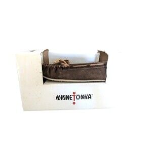 Minnetonka Women's Cally Slipper Chocolate  4012 Women's Size 6M New In Box